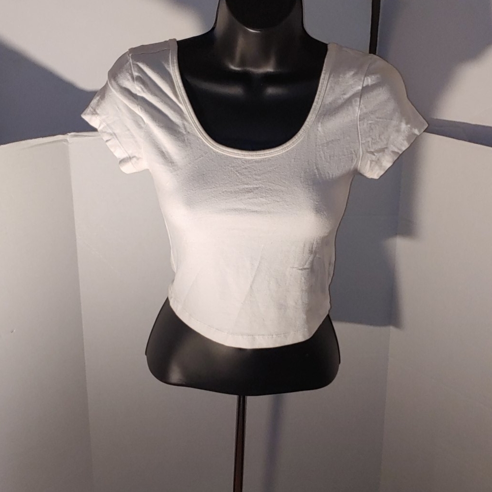 Forever 21 White Crop Top